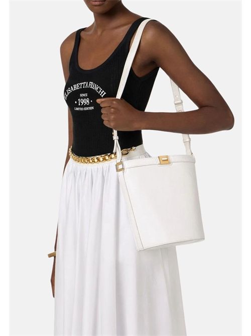 Borsa a secchiello effetto naplak ELISABETTA FRANCHI | BS16A61E2/193